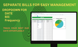 Ultimate Multi-Year Budget Planner & Bills Tracker | Google Sheets Annual Financial Tracker with Expense Management & Automated Reminders