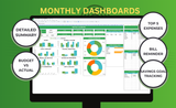 Ultimate Multi-Year Budget Planner & Bills Tracker | Google Sheets Annual Financial Tracker with Expense Management & Automated Reminders