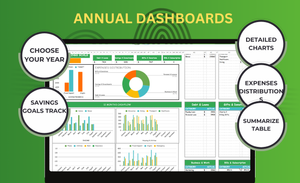 Ultimate Multi-Year Budget Planner & Bills Tracker | Google Sheets Annual Financial Tracker with Expense Management & Automated Reminders