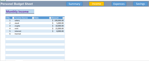 Budget tracker